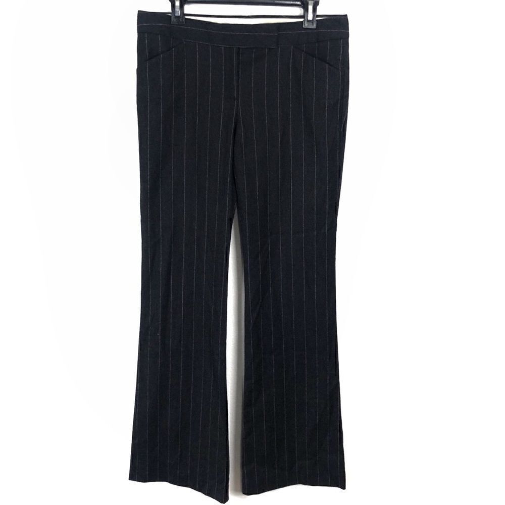 nwot Theory pinstripe wool blend trousers sz 4